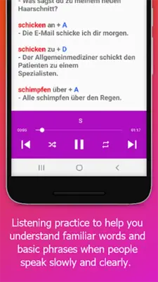 Verben mit präpositionen android App screenshot 3